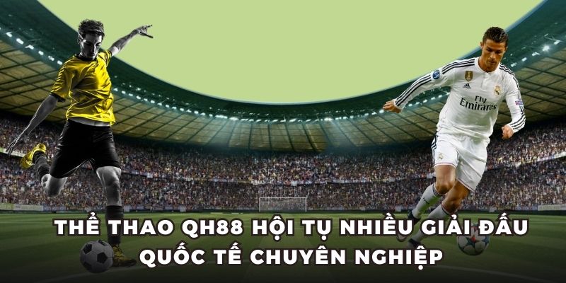 Thể thao QH88 hội tụ nhiều giải đấu quốc tế chuyên nghiệp